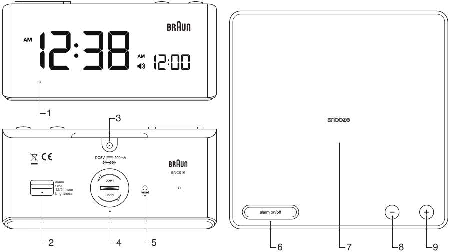 Braun BNC016 Alarm Clock User Instructions ManualsLib
