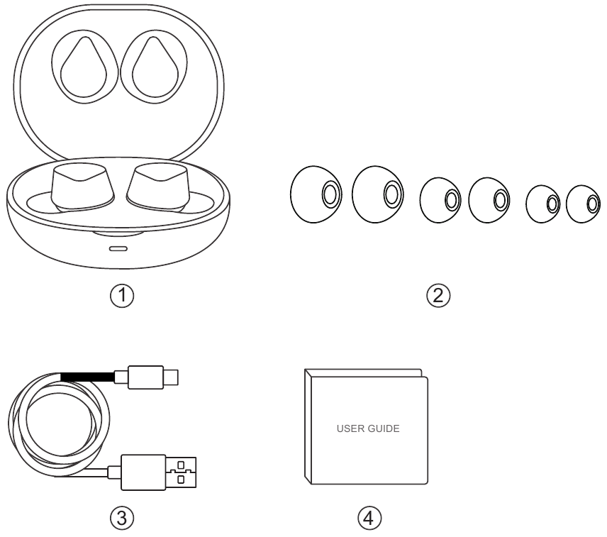 PISEN Buds Live LV08JL TWS Earbuds Manual ManualsLib