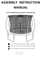 SPORT SCANDINAVIA JUST JUMP ELITE JJ1005 Assembly Instruction Manual