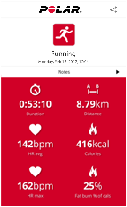 VIEW YOUR TRAINING DATA ON THE MOBILE APP