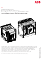 ABB Emax 2 Retrofill AKR-30-800A Installation And Maintenance Manual