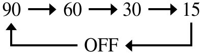 Setting the sleep timer