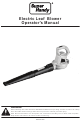 Super Handy GUT078 Operator's Manual