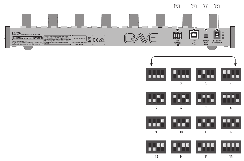 Behringer CRAVE Analog SemiModular Synthesizer Quick Start Guide