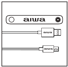 Leitor de CDs Portátil AIWA Pcd-810Bk