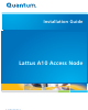 Quantum Lattus A10 Installation Manual
