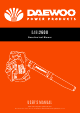 Daewoo DABL2600 User Manual