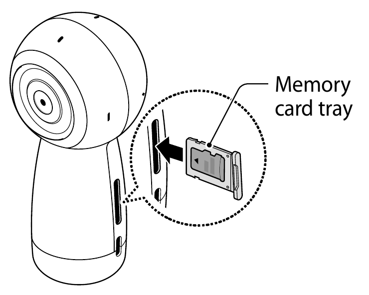 Samsung Gear 360 (2017) SMR210 Video Camera Quick Start Guide