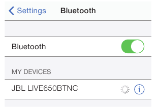 Bluetooth Pairing - Step 2