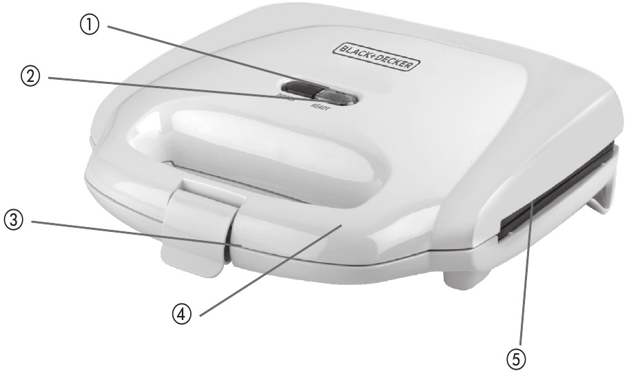 Black & Decker SM1000W Sandwich Maker Manual ManualsLib
