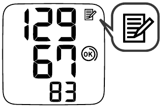 Using the Memory Function - To view the readings