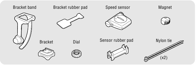 Mounting the computer - Mounting parts