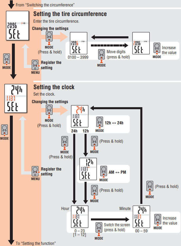 Changing the computer settings - Step 3