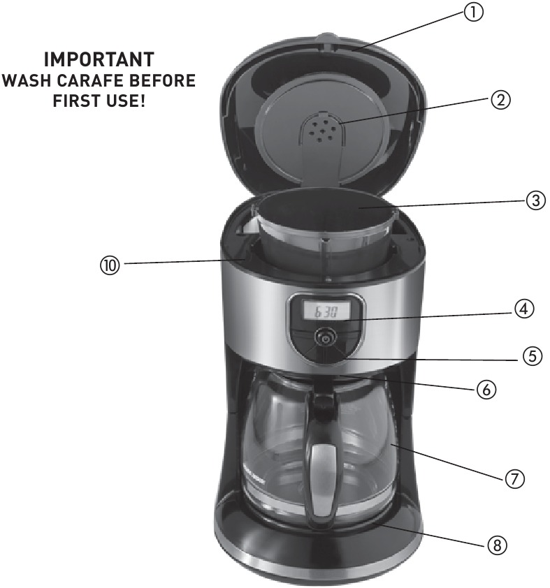 Black Decker CM4000S 12 Cup Programmable Coffee Maker How To