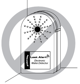Zircon Leak Alert - Electronic Water Detector Manual | ManualsLib