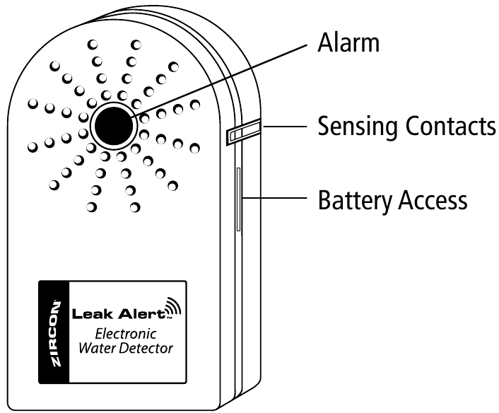 Zircon Leak Alert Electronic Water Detector Manual ManualsLib