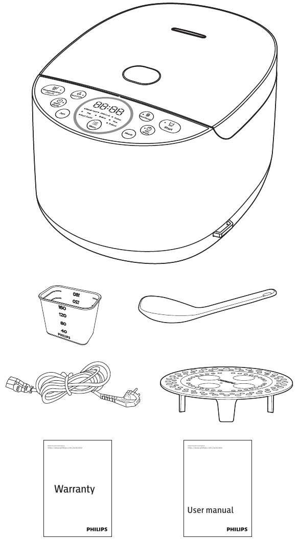 Philips HD4515 Rice Cooker Manual ManualsLib