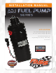 Fass ADJ FUEL PUMP Series Installation Manual