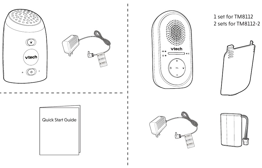 VTech TM8112, TM81122 Digital Audio Baby Monitor Manual ManualsLib