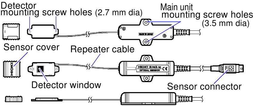 Hioki 9743-10 - Optical Sensor Manual | ManualsLib