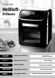 Cucinova Hot air fryer Instructions For Use Manual