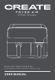 Create FRYER AIR PRO DUAL User Manual