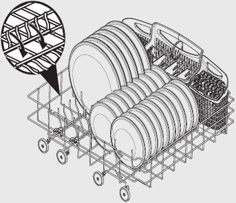 Fold-down Tines