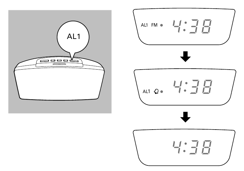 Select alarm source