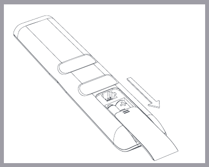 Replacing the batteries - Step 1