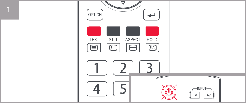 SET UP YOUR TELEVISION - Step 1
