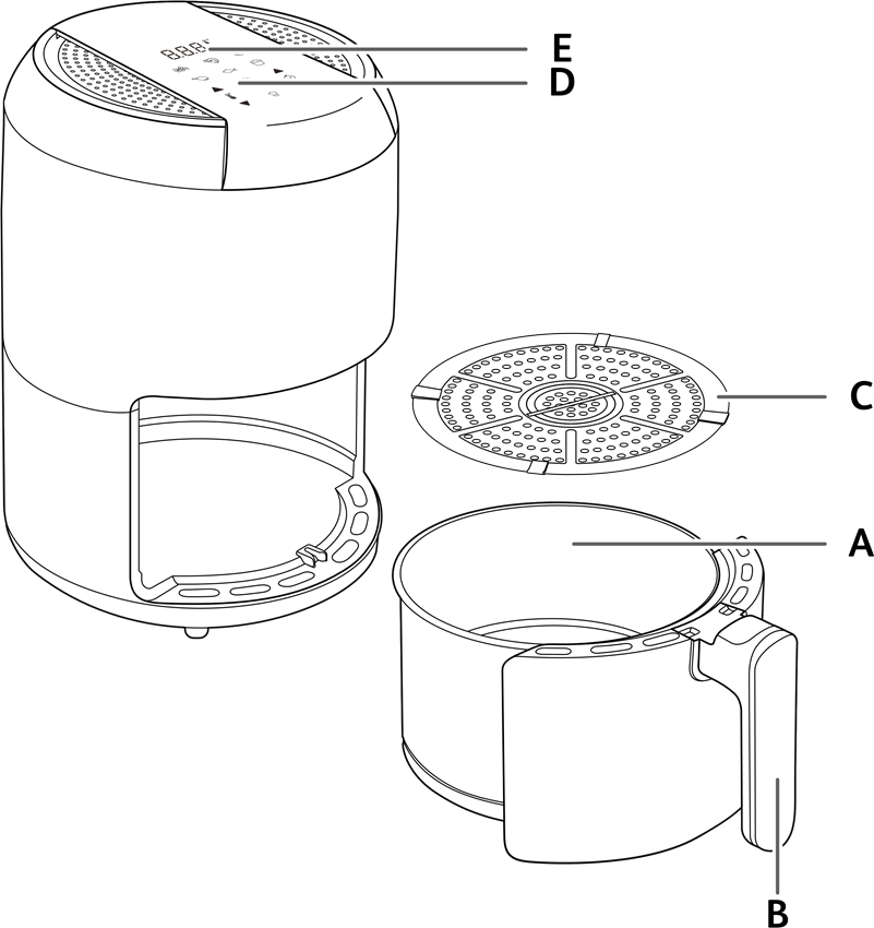 Tefal Easy Fry Compact Digital EY3018 Manual | ManualsLib