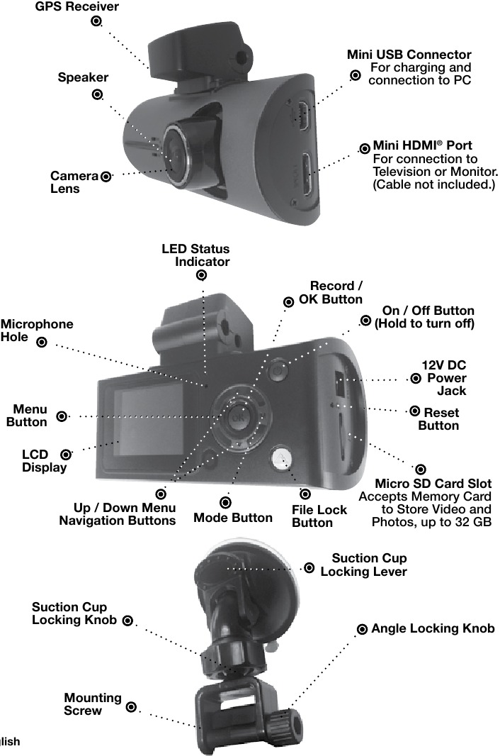 Cobra CDR 840, CDR 840E, CDR 840C 1080P FHD DASH CAM Manual ManualsLib