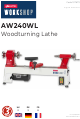 AXMINSTER WORKSHOP AW240WL Original Instructions Manual
