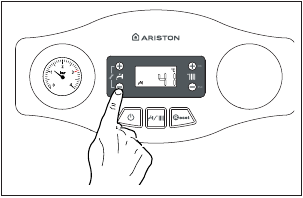 Domestic hot water temperature adjustment