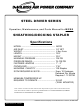 DeVillbiss Air Power Company Steel Driver Series Operation, Maintenance And Parts Manual