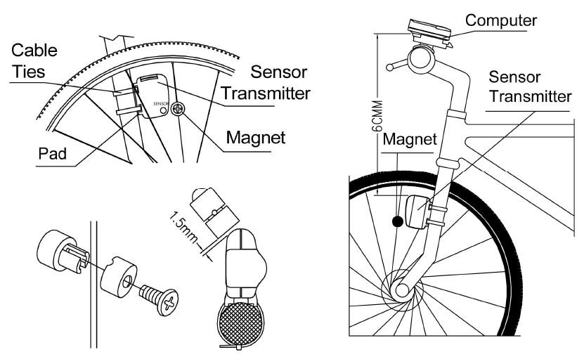 Sunding SD548C Bicycle Computer 14Functions Manual ManualsLib