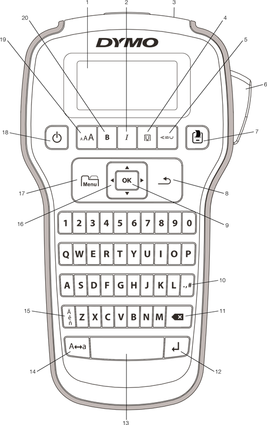 Dymo LabelManager 160 Label Maker Manual ManualsLib