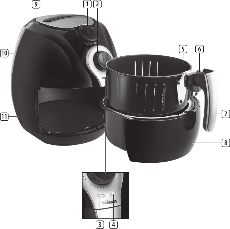 tristar-fr-6990-digital-crispy-fryer-manual-manualslib