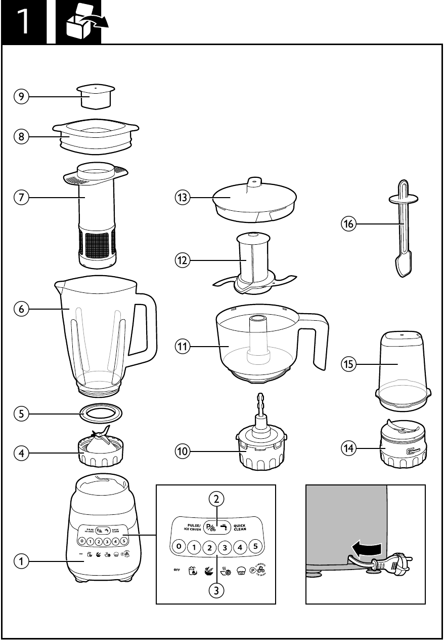 Philips HR2223 Blender Manual ManualsLib