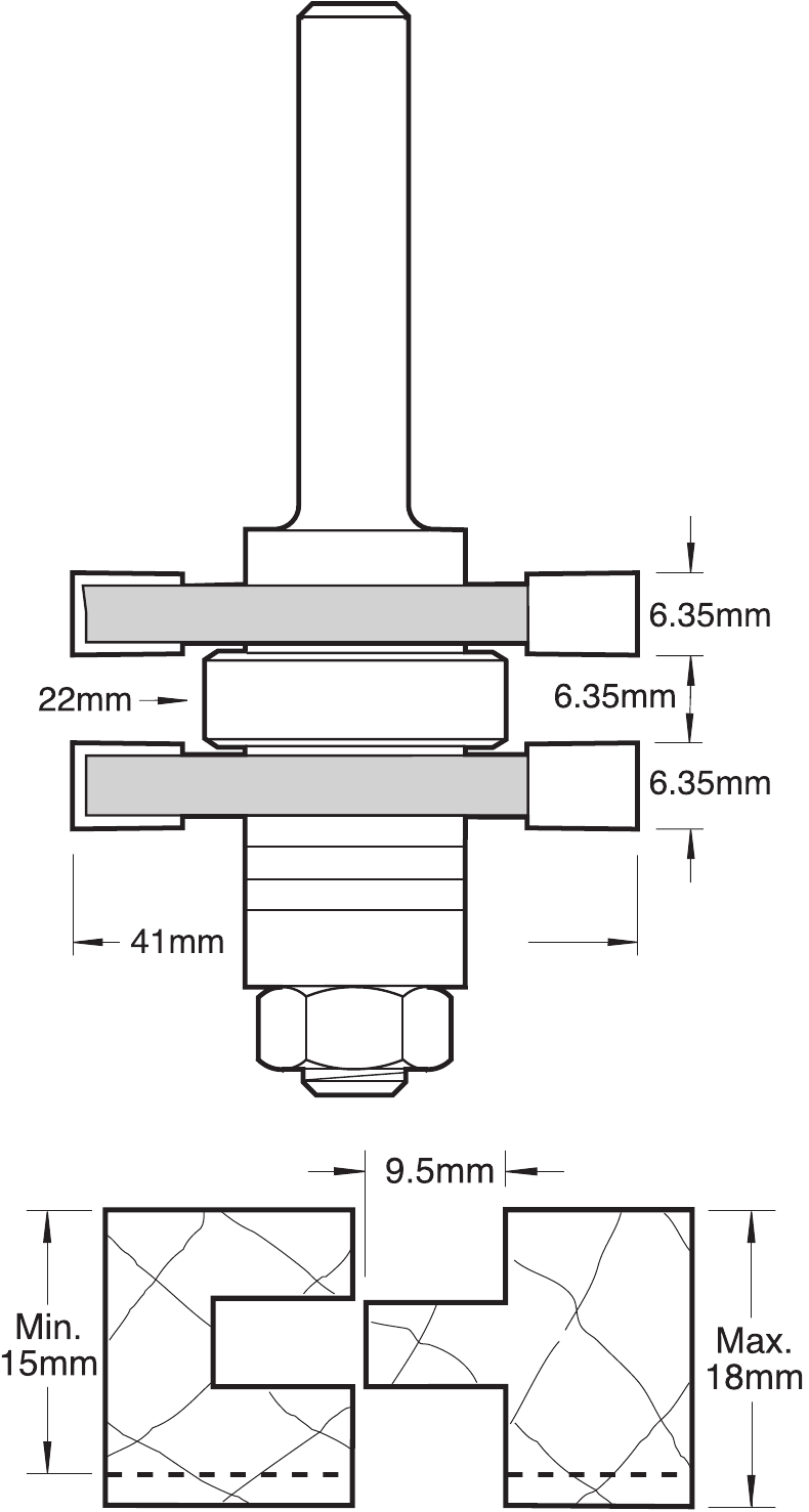 TREND C158 Tongue & Groove Set Manual ManualsLib