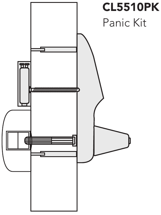 CODELOCKS CL5510, CL5510PK, CL5520 Door Lock Installation