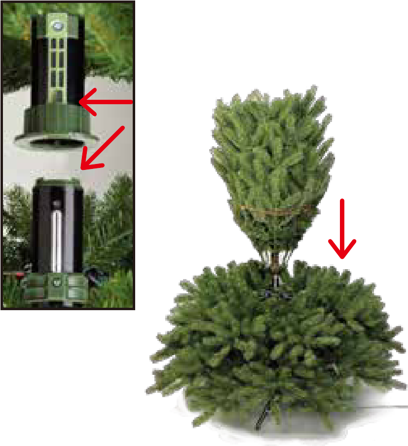 GE Christmas Trees Easy Light 7ft, 7.5ft and 9ft Assembly