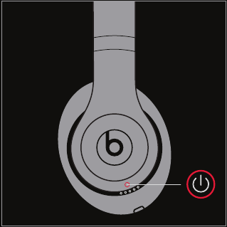 WIRELESS MODE - Turning off the headphone