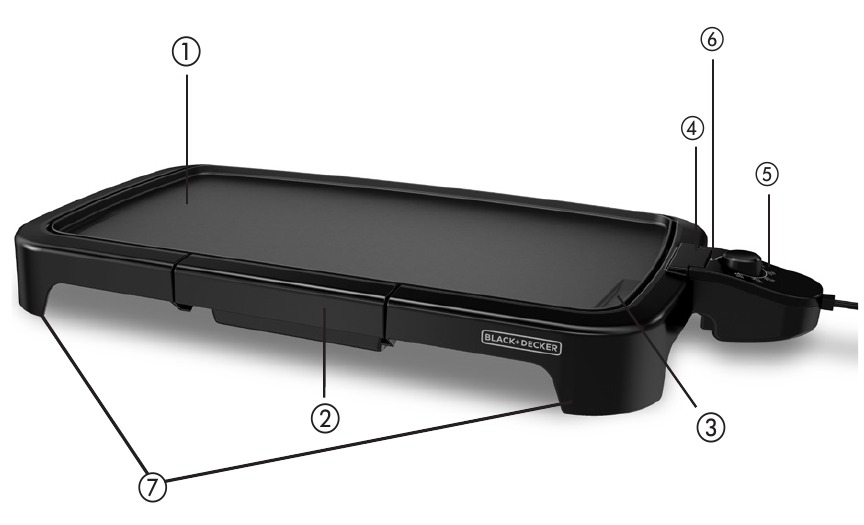 Black Decker GD2011B GD2011B CL 8 Serving Nonstick Electric