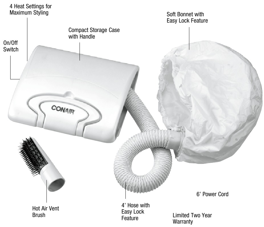 Conair SB1XR Soft Hair Dryer Manual ManualsLib