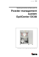 Gema OptiCenter OC08 Operating Instructions And Spare Parts List