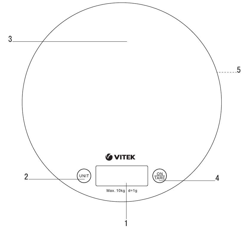 Vitek VT-8006 - Electronic Kitchen Scale Manual | ManualsLib