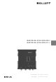 Balluff BAE PS-XA-3Y-24-250-609-I Installation Manual