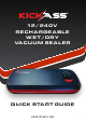 KickAss KAVS12240V-LION Quick Start Manual