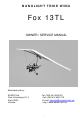 Aeros Fox 13TL Owner's Service Manual